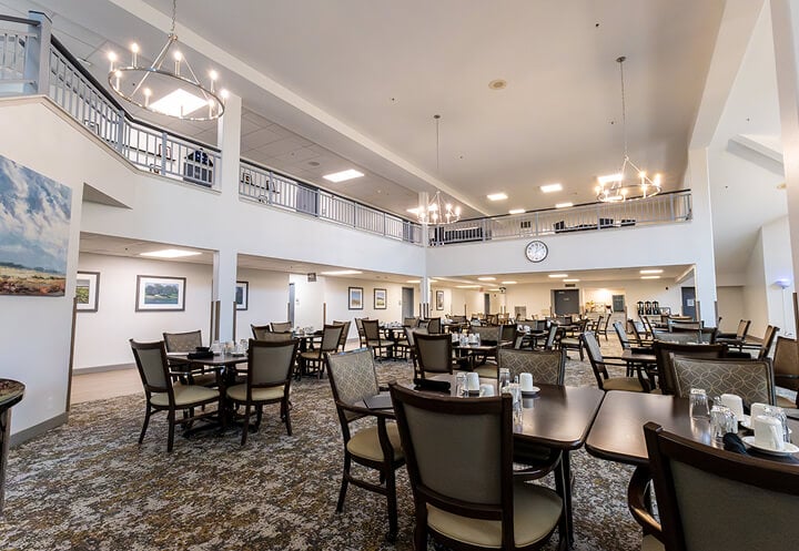 Dining Room Area For Seniors in Independent Living Facilities Dining Room Area For Seniors in Independent Living Facilities