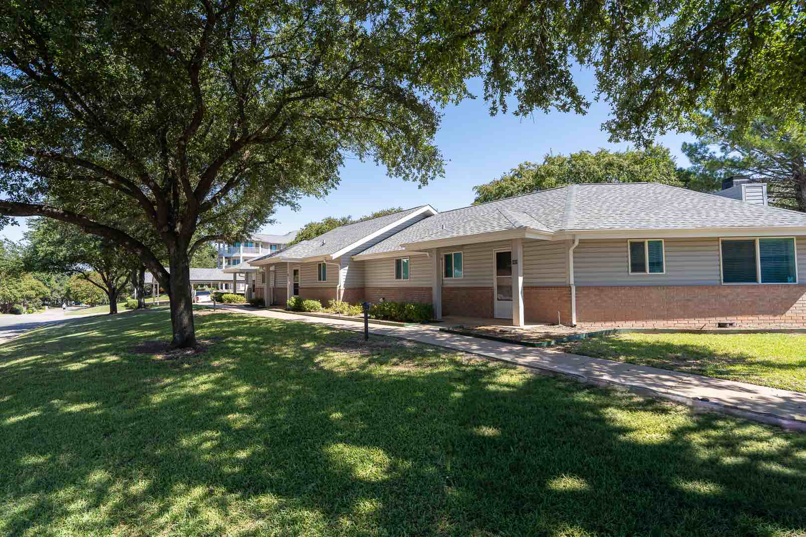 Outdoor Trail Area in Front of Independent Living Cottage